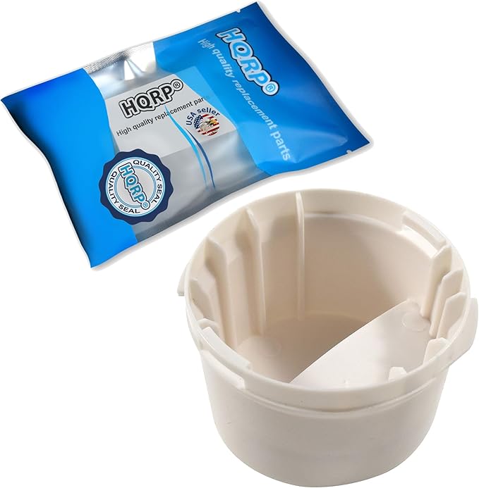 HQRP Water Filter Cap compatible with Kenmore Maytag Whirlpool Kitchen Aid Jenn Air 2260502W WP2260518W PS896110 2260518B PS969168 EAP969168 1058146 2260502 AP6006882 AH896110 EDR3RXD1 Refrigerator