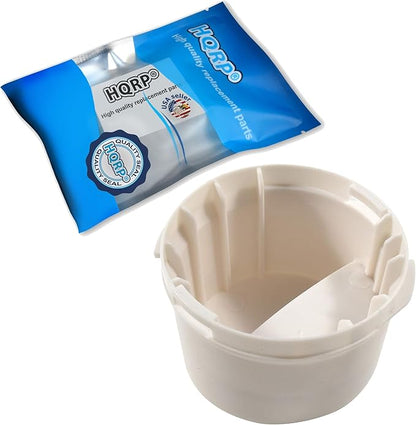 HQRP Water Filter Cap compatible with Kenmore Maytag Whirlpool Kitchen Aid Jenn Air 2260502W WP2260518W PS896110 2260518B PS969168 EAP969168 1058146 2260502 AP6006882 AH896110 EDR3RXD1 Refrigerator