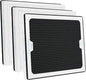 CADPXS HEPA/Activated Carbon Filter Replacement Set for HEPA Shield 550 Air Scrubber (Pack of 3)