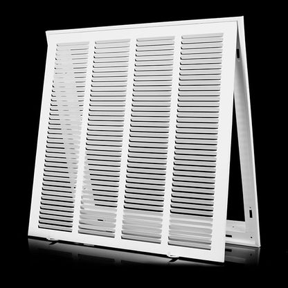 20 x 20 Return Air Grille [Duct Opening Size],Return Air Vent Cover for Wall Or Ceiling,Steel Return Air Filter Grilles Removable Face/Door for 1 Inch Filters (20"W x 20"H [Duct Opening])