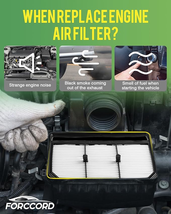 2-PACK Engine Air Filter Fits for Hyundai Elantra Hybrid 1.6L L4 Gas(2021-2025 2026) Air Filter Replacement 28113BY100 Car Accessories