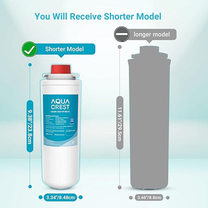 [WITH CHIP] AQUA CREST WF283-R Replacement for Elkay® 51300C, Compatible with Elkay® ezH20® and Halsey Taylor® Bottle Filling Stations, NSF/ANSI 42, Reduces Chlorine, Bad Taste & Odor, 3 Packs