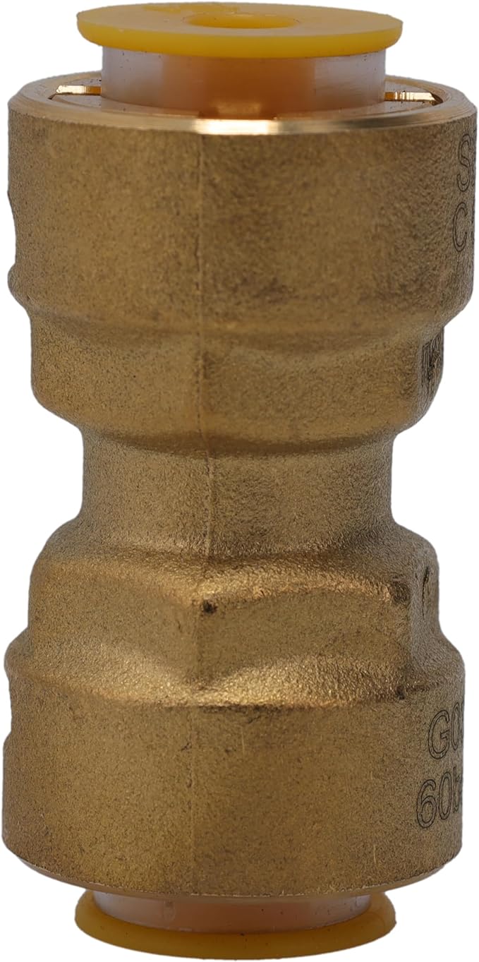 Supplying Demand SB1 5/8 Inch Quick Connect HVAC Brass Coupler Fitting