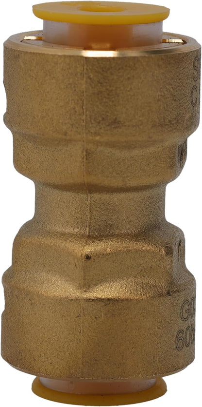 Supplying Demand SB1 5/8 Inch Quick Connect HVAC Brass Coupler Fitting