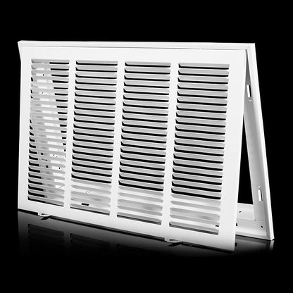 20x10 Return Air Grille [Duct Opening Size],Return Air Vent Cover for Wall Or Ceiling,Steel Return Air Filter Grilles Removable Face/Door for 1 Inch Filters (20"Wx10"H[Duct Opening])