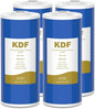 SimPure Whole House Water Filter Cartridges 10" x 4.5" GAC/KDF Carbon and Heavy Metal Filter, for DB10C-2KDF, DB10P, WGB21B-KS, FG15B-KS, GE FXHTC, GXWH40L, 4 Pack