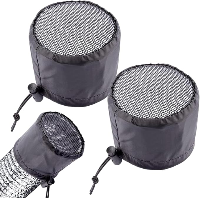 Grow Tents Vent Cover, Easy Installation, 15x9x1cm, Dustproof Duct Filter, Flexible Ducting Cover, Protective & Efficient, for Indoor Greenhouses, Kitchens, RVs,