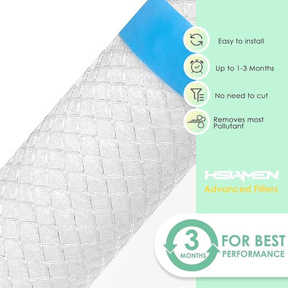 Pre-Filter Compatible with Levoit Core 300 & PuroAir 240 Air Purifier, for Core 300S P350 Core300-P Filters, Fit Part# Core 300-RF P350-RF, 6-Pack