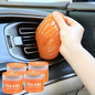PULIDIKI Car Cleaning Gel for Car Cleaning Putty Car Putty Auto Detailing Tools Car Slime Cleaner Dust Cleaning Gel for Car Interior Cleaner Car Accessories Keyboard Cleaner Orange, 4 Pack (160g Each)