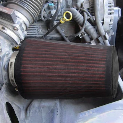 TOMALL Air Filter Wrap for Car Air Intake Filter Protective Cover Dustproof Waterproof Universal Accessories (Large)