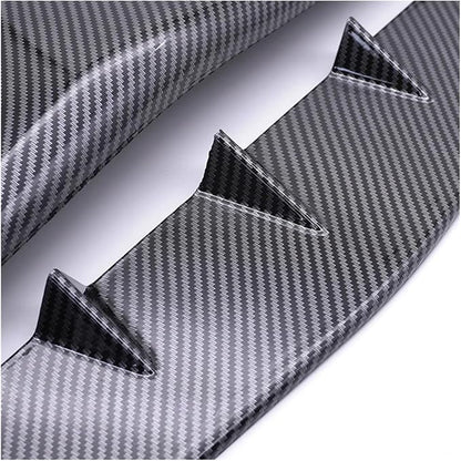 Universal Car Hood Scoop Air Flow Intake Decorative Turbo Bonnet Vent Cover Compatible For Audi And BMW Compatible For VW And Civic(Black)