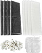13Pcs Aquarium Filter Media Kit Fit for Fluval U3 Underwater Filter, Includes 4 Foam Pads, 4 Poly Carbon Media, 1 Ceramic Ring and 4 Mesh Bags for Freshwater & Saltwater Aquariums