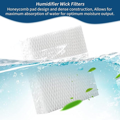 1040 Essick Humidifier Wick Filter for AIRCARE Air Humidifier B23 DP3 B40 B40-C 3D6-100 5D6-700 7D6-100 B23-710 B23-810 D46-720 CM330 500 700 3000 series Fit MoistAir models: MA-0300 MA-0500 - 4 Pack
