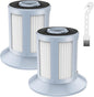 2156A Replacement Vacuum Filter Compatible with Bissell Zing 2156, 2156A, 2156E,1665, 16652, 1665W Zing Bagless Canister Vacuum Cleaner, Compare to Part 1613056, 2 Pack