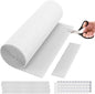 20" x 90" Air Vent Filters, with 48Pcs Adhesive Hook Tape, Cut to Size Air Filter Material HVAC Furnace Filters Kit MERV 8 Triple Vent Filter for Home Floor Register, Ceiling, Grilles
