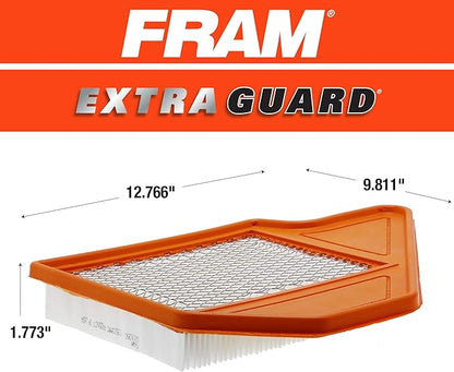 FRAM Extra Guard CA11050 Replacement Engine Air Filter for Select Chrysler, Dodge, Ram and Volkswagen (3.6L) Models, Provides Up to 12 Months or 12,000 Miles Filter Protection