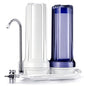 iSpring CKC2 2-Stage Countertop Water Filter, NSF/ANSI 58 Certified, Reduces PFAS, Chlorine, Sediment & Odor, 8000 Gallons, Up to 12 Months, Easy Installation, 2.5" x 10" - 2 Filters Included
