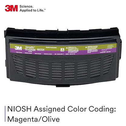 3M Versaflo Formaldehyde/HEPA Cartridge TR-6350N, NIOSH Approved, for TR-600/800 PAPR Series, Case of 5