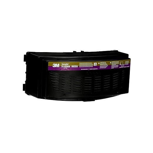 3M Versaflo TR-6590N Multi-Gas/HE Cartridge,Black