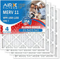 AIRX FILTERS WICKED CLEAN AIR. 21.5x23.5x1 Air Filter MERV 11 Electrostatic Pleated Air Conditioner Filter 4 Pack HVAC AC Furnace Filters