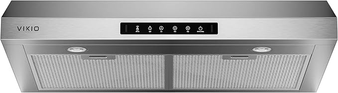 30 Inch Under Cabinet Range Hood, 900CFM Fast Venting Ducted, Kitchen Hood With 3 Speed Gesture Sensing & Touch Control, Stainless Steel Stove Vent Hood With Reusable 5-Layer Baffle Filters