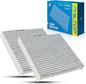 PHILTOP Cabin Air Filter w/Activated Carbon, Compatible with CF12156 BMW X3 2011, 2012, 2013, 2014, 2015, 2016, 2017, X4 2015, 2016, 2017, 2018, Filter Up Dust Pollen Odor, Pack of 2