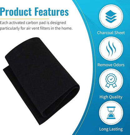 CFS – Pack of 2, Universal Cut-to-Fit Carbon Pre-Filter Compatible with C-6009, Hunter 30901, 30903, 30907 Models – Fresh and Filtered Air for Home Filtration – Charcoal Air Filter Sheet – 16" x 30"