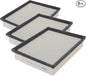 BOSCH 5601WS Workshop Engine Air Filter - Compatible with Select Ford Edge, Fusion, GT; Lincoln Continental, MKX, MKZ, Nautilus (Pack of 3)
