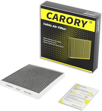 Cabin Air Filter w/Activated Carbon for Nissan Frontier 2022-2025, Titan 2017-2024, Armada 2017-2024, Infiniti Q50 2014-2024, Chrysler Town & Country 2008-2016, Dodge Grand Caravan 2008-2020 & More