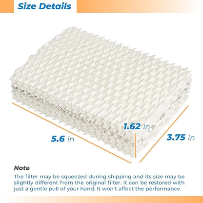 ANTOBLE 2 Pack WF813 Humidifier Filter Replacement for ReliOn RCM-832 RCM-832N, ProCare PCWF813 PCWF-813 PCCM-840 PCCM-832N, Equate EQWF813 EQ 2119-UL Cool Mist Humidifier Filters