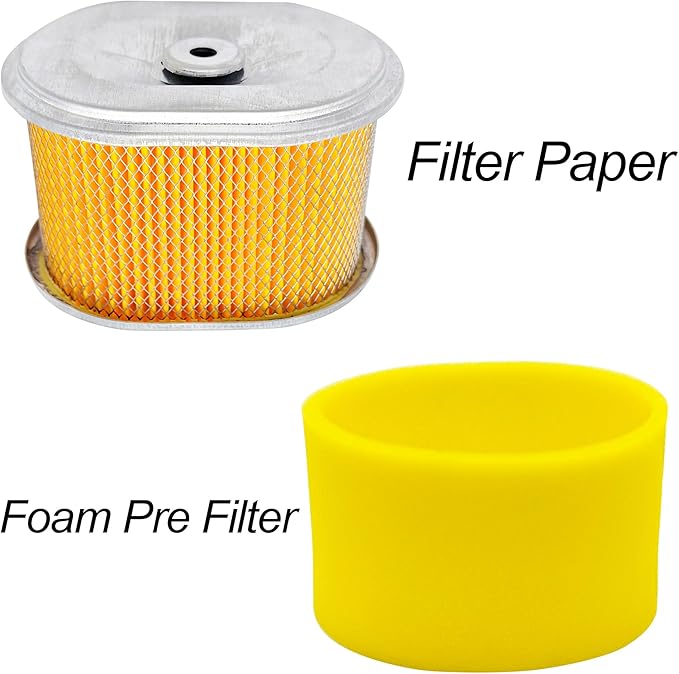 AFZE18 Air Filter Compatible with Honda GX160 GX200 GX140 5.5 HP 6.5 HP Engine Predator Hemi 60363 Coleman Ct200u Bt200x MB165 MB200 159cc 196cc 212 cc 17210-ZE1-505 with Spark Plug