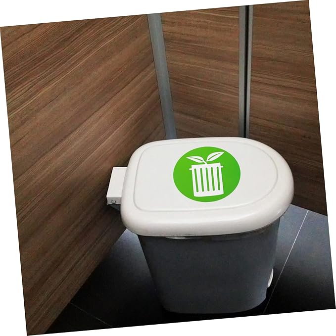 NUOBESTY 12pcs Adhesive Waste Sorting Stickers for Trash -Friendly Labels for Recycling Garbage Sorting Easy to Install Decals for Indoor Outdoor Use