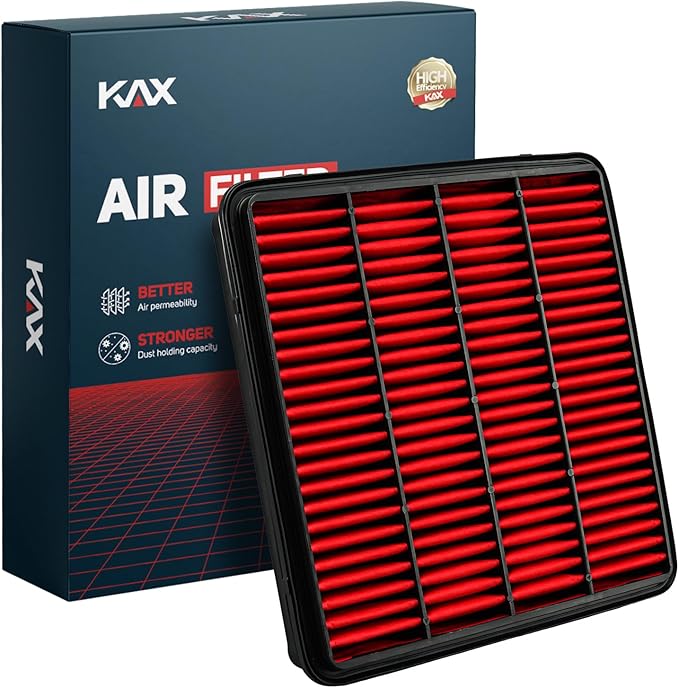 KAX Premium Engine Air Filter, CA10343 Replacement for Toyota Tundra 2007-2021, Sequoia 2008-2017, Land Cruiser 2008-2011 2013-2021, Lexus LX570 2008-2011 2013-2021