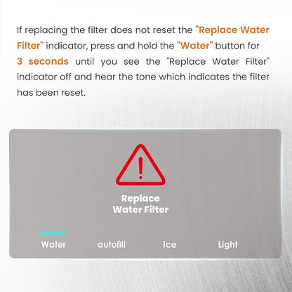 Maxblue Replacement for GE® RPWFE®, RPWF (with CHIP) Refrigerator Water Filter, Compatible with WSG-4, WF277, GFE28GMKES, PFE28KBLTS, GFD28GSLSS, PWE23KSKSS, GYE22HMKES, DFE28JSKSS, 2 Filters