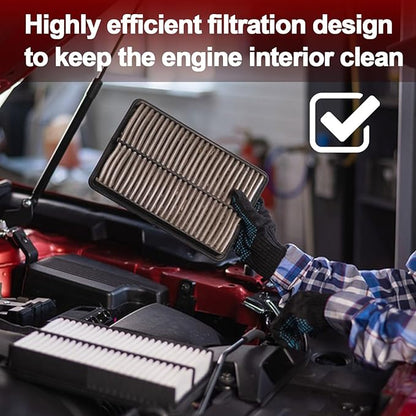 FUN-DRIVING Engine Cabin Air Filter for Hyundai Tucson (2016-2021),Sportage (2017-2022)