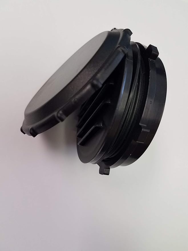 Louvered Vent, Bug Screen, 60ppi Filter, Seal and Cap, 2.5", Black