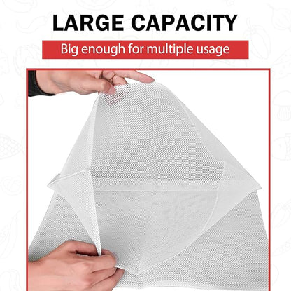 CAELUM 3.2 Gallon Capacity Fruit and Wine Press Filter Bag, 2Pack Juice Maker Filter Bag for Outdoor, Kitchen