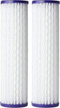 AO Smith 2.5"x10" 20 Micron Sediment Water Filter Replacement Cartridge - 2 Pack - For Whole House Filtration Systems - AO-WH-PRE-RP2