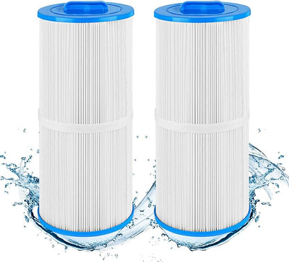 6CH-960 Spa Filter Replacement Jacuzzi Filter J-300, J400, 14081, 6000-383A, FC-2800, 6540-476, 6540-383, PJW60TL-F2S, 14081, 6000-383A Hot Tub Filter with Closed Handle (Not be Removed) 2 Pack
