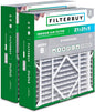 Filterbuy 21x21x5 Air Filter MERV 8 Essential Dust & Allergy Defense (2-Pack), Electrostatic Pleated HVAC AC Furnace Filters Replacement for Rheem, Ruud, & Protech (Actual Size: 20.63 x 20.63 x 4.38)