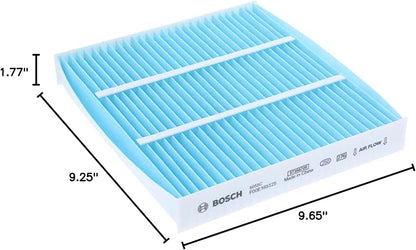 BOSCH 6055C HEPA Cabin Air Filter - Compatible with Select Lexus ES,GS,GX,IS,LS,RX; Subaru Legacy,Outback; Toyota 4Runner,Camry,Corolla,Highlander,Prius,RAV4,Sequoia,Sienna,Tundra + More,(Pack of 3)