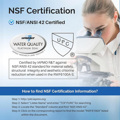 ICEPURE Refrigerator Water Filter Replacement for Bosch Ultra Clarity Pro BORPLFTR50, BORPLFTR55, 12033030, 12028325, 11025825, 11032531, B36CT80SNS, B36CL80ENS, WFC100MF, WFS200MF, RA450022, 1PACK
