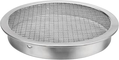 6" Rain Water Barrel Screen Filter - Rain Berral Vent Aluminum Mesh Cover for Rainwater Collection System, Keep Mosquitos and Debris Out of Rain Water Drum
