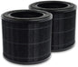 PUREBURG Replacement Filter Compatible with AirExpect & AirExtend Air Purifiers JL-AP-TB01,2-Pack H13 HEPA 3-Stage Filtration Activated Carbon 2-in-1