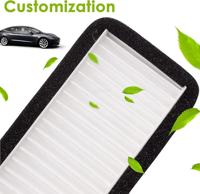 Air Intake HEPA Filter Air Intake Grille Cover Compatible with Tesla Model 3 2020 2019 2018 Air Inlet Vent Accessories A/C Internal Filter Protection Interior Replacement External