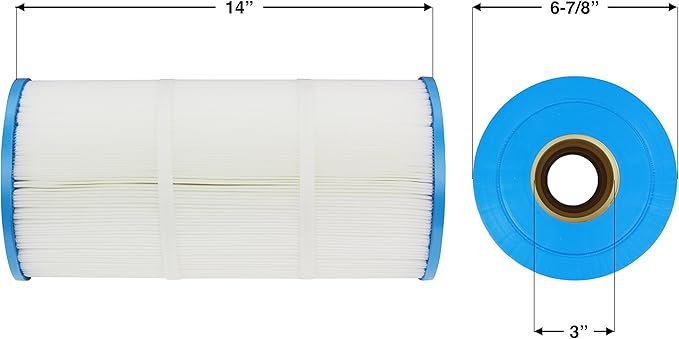 Pureline 60 Sq Ft Pool Replacement Cartridge Filter, Compatible with Pentair, Clean and Clear Plus 60, CCP240