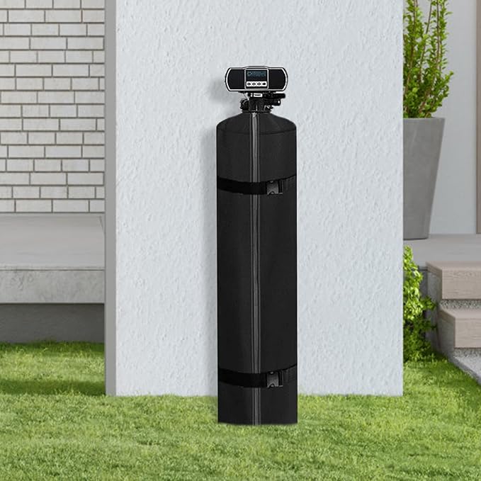 Water Softener Cover – Heavy Duty Tank Protection Fabric, Waterproof Equipment Shield Layer, UV Resistant Outdoor Guard | Water Filter Tank Protector for Home, Weather Defense, Long Term Outdoor Use