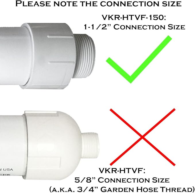 Voker Holding Tank Vent Filter (1-1/2") - Made In The USA