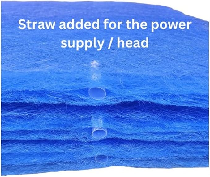 Fast-Shipped-Filters 3 Pack 16x25 Replacement Filter Pads Compatible with Garrison Air Cleaner 16x25 Refill Blue