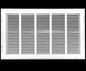 HVAC Premium 25 x 10 Duct Opening Steel Return Air Filter Grille, for 1-inch Filter, Removable Door, Flat Stamped HVAC Vent Cover Grille, Outer Dimensions 27.5 x 12.5